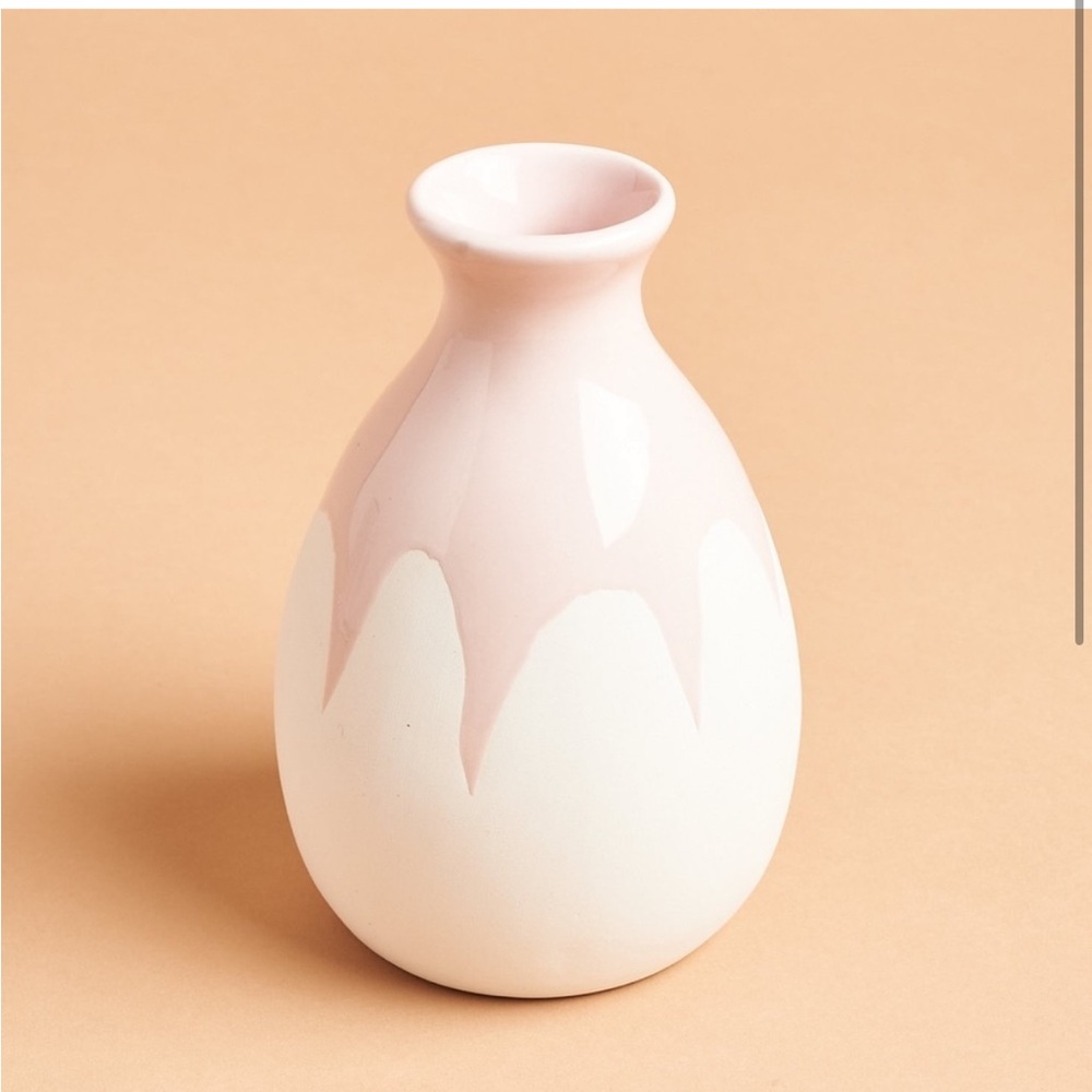 Isaac Mizrahi Vase Sienna Hand Dipped Ceramic Stoneware